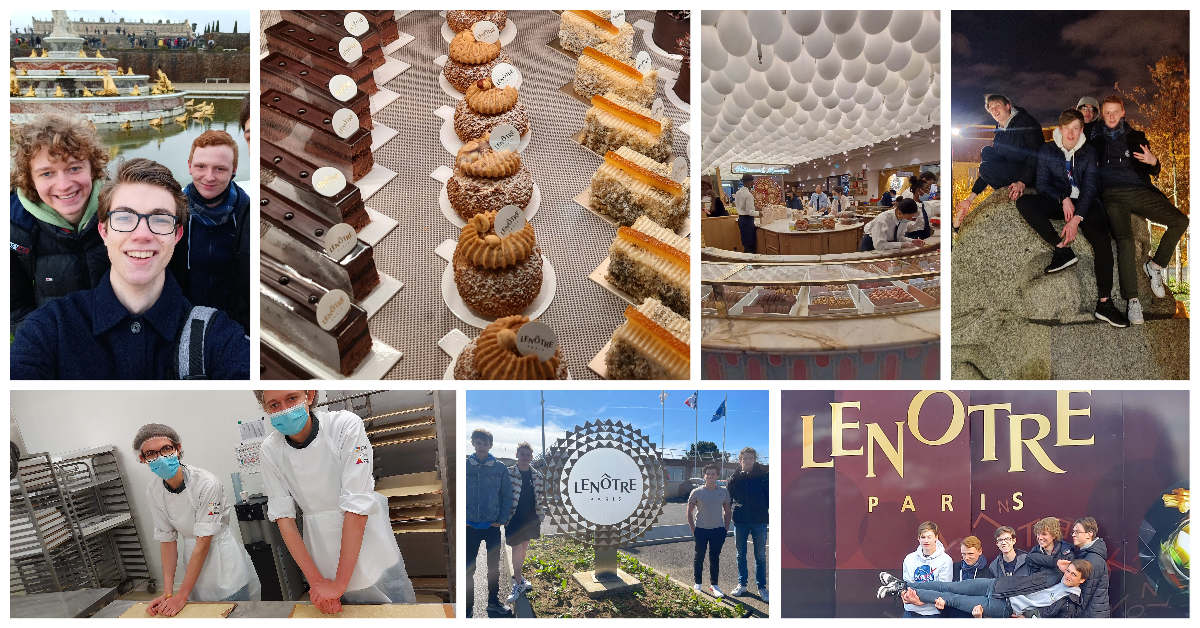 7BBC op stage bij Lenôtre in Parijs