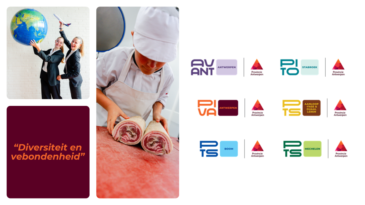 Voorstelling nieuwe logo's van de provinciale scholen