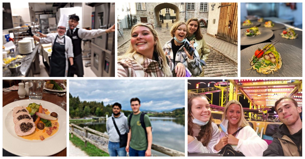 Afgestudeerde leerlingen in het buitenland met Erasmus+