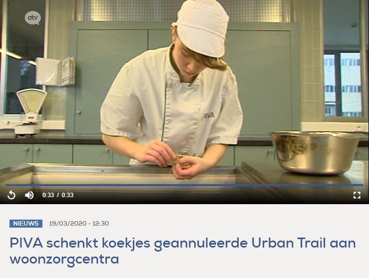 ATV: PIVA schenkt koekjes aan woonzorgcentra