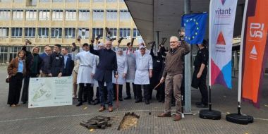 Start werken ontharding en vergroening van campus van PIVA & CVO Vitant