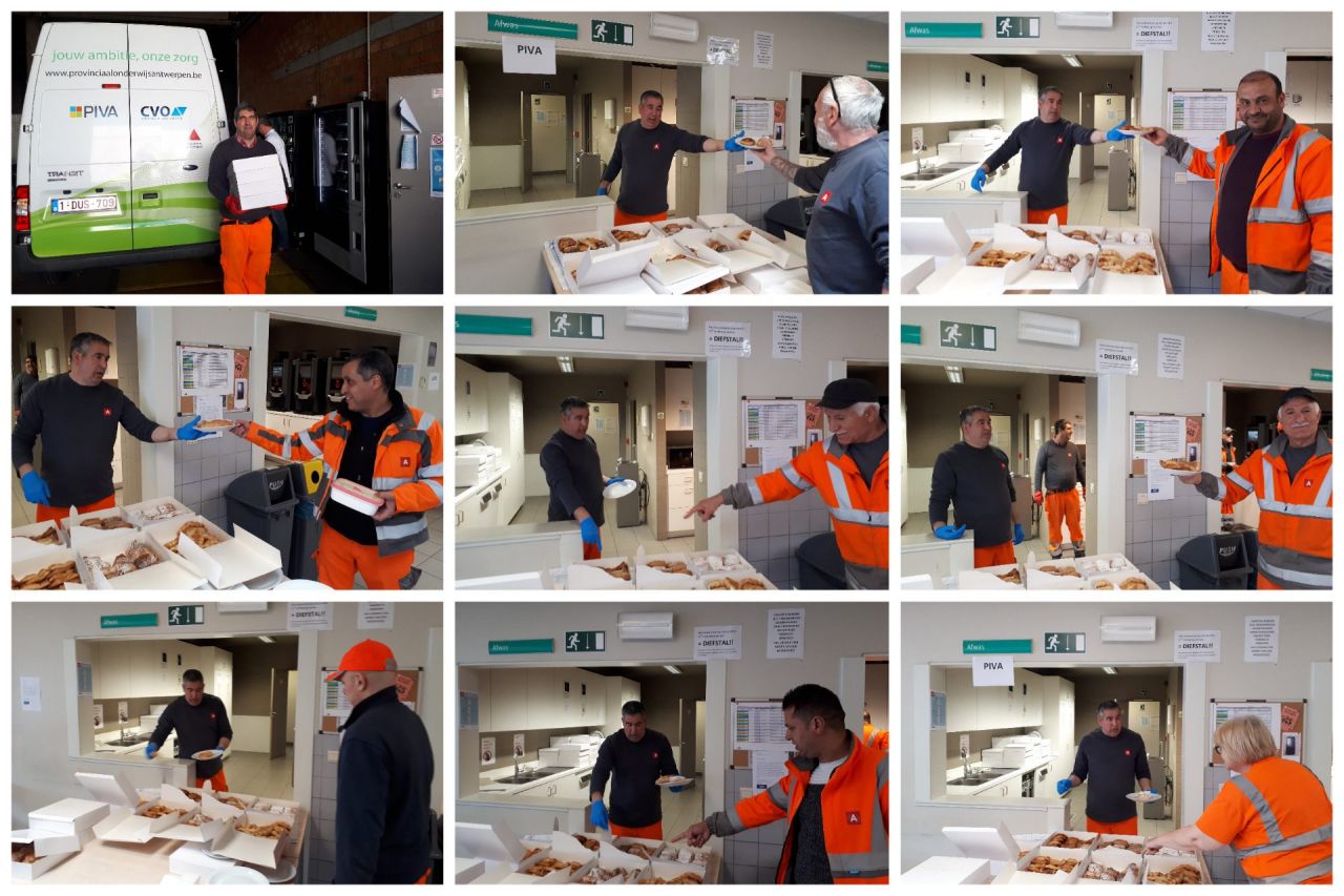 PIVA-koeken voor de stadsdienst