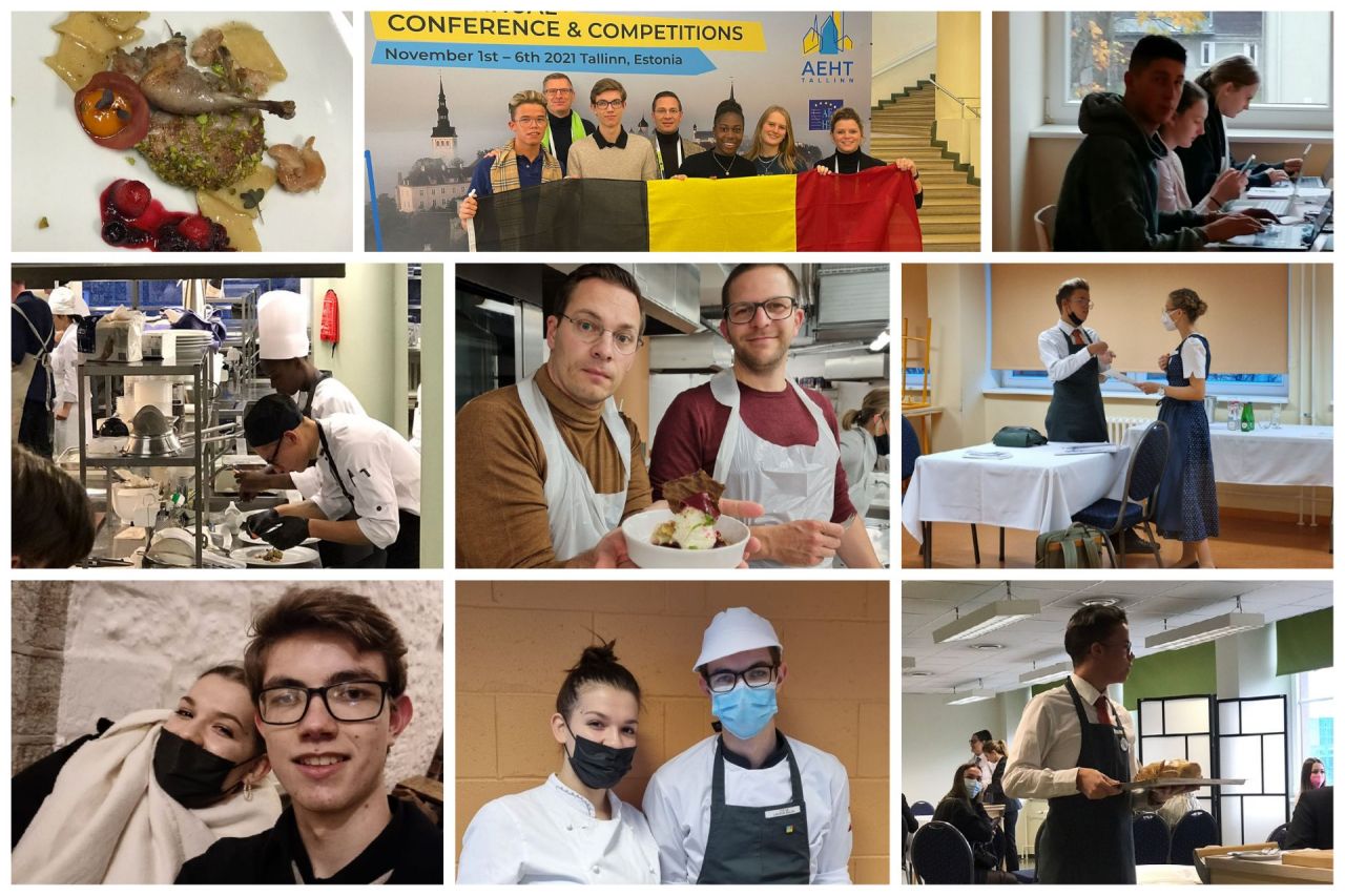 PIVA-leerlingen in Estland voor de AEHT-wedstrijd