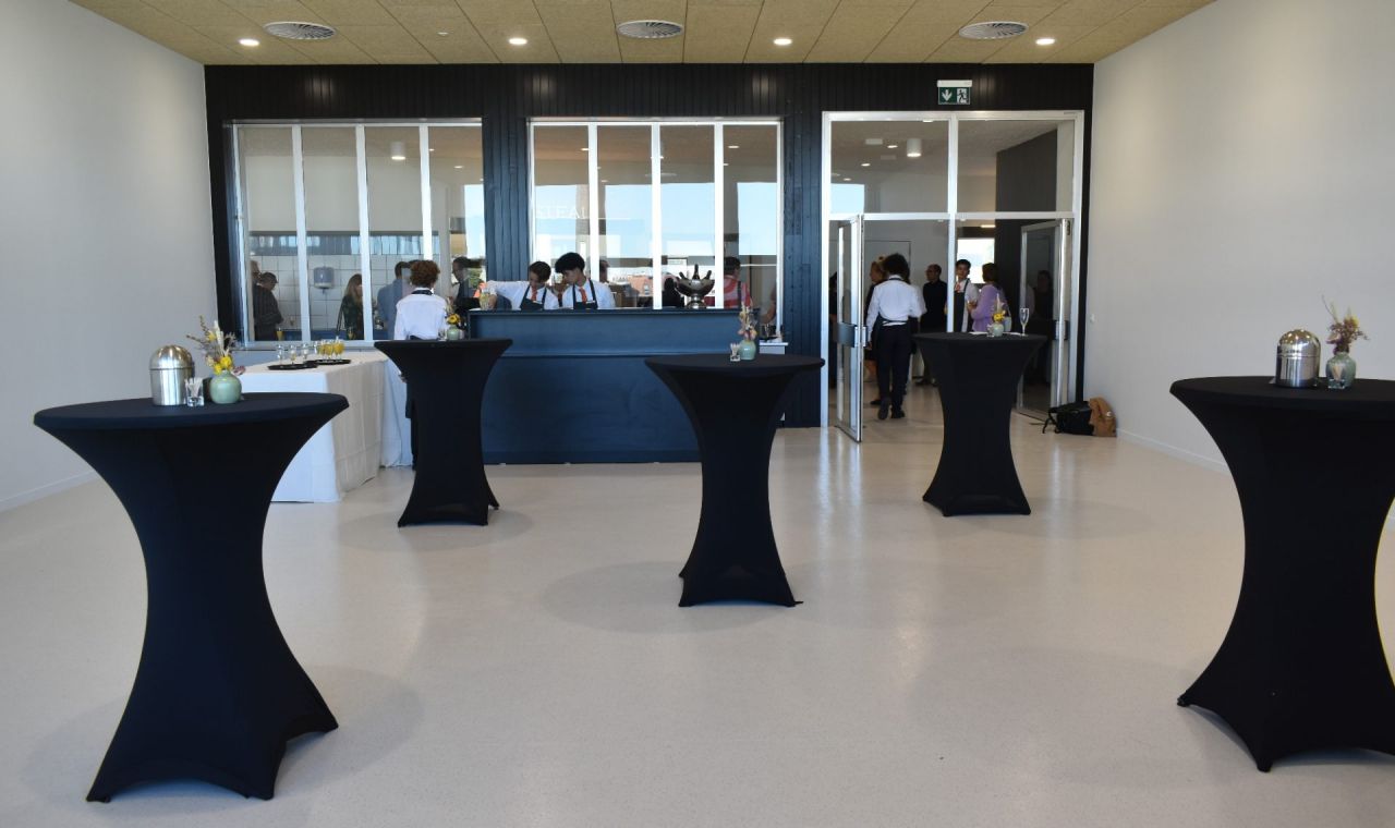 Gerenoveerde verbruikszaal in PIVA