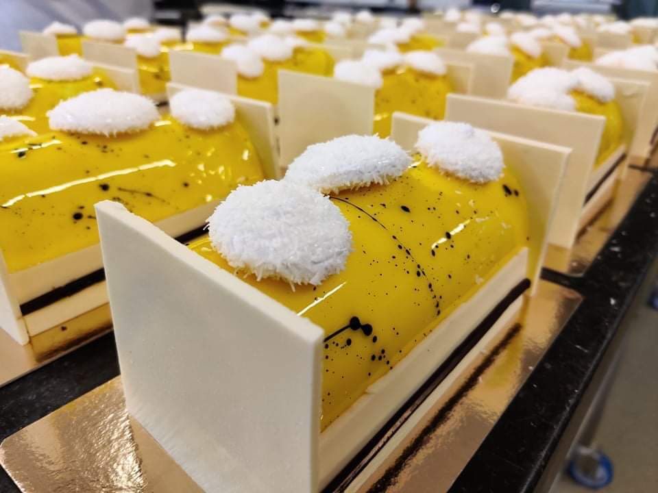 PIVA eindejaarstaart bûche banane