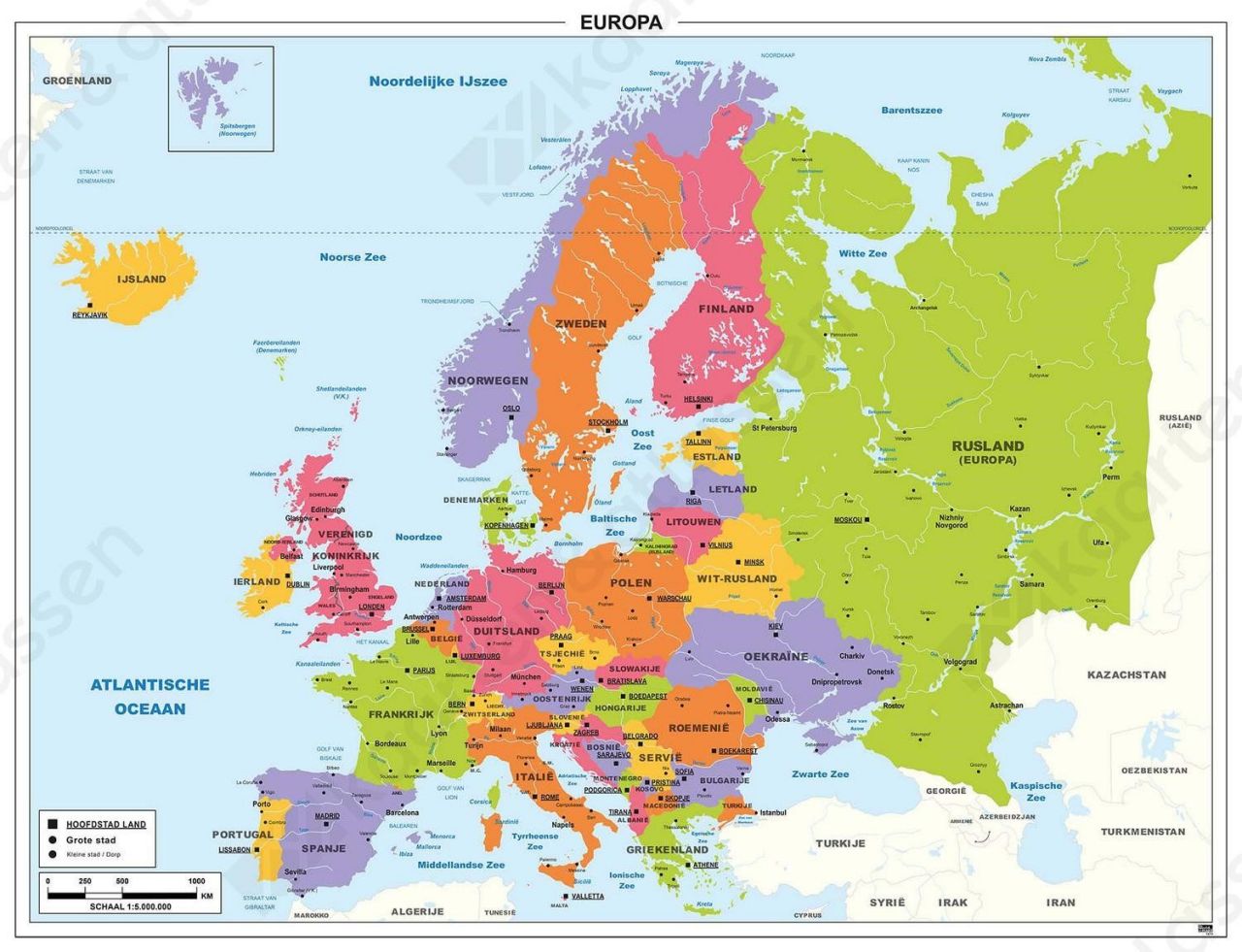 Kaart Europa