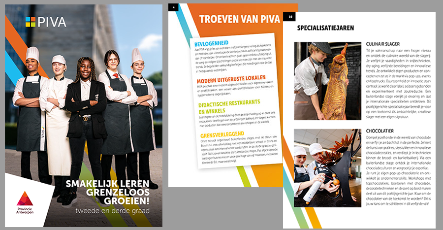 PIVA brochure voor de 2de en 3de graad