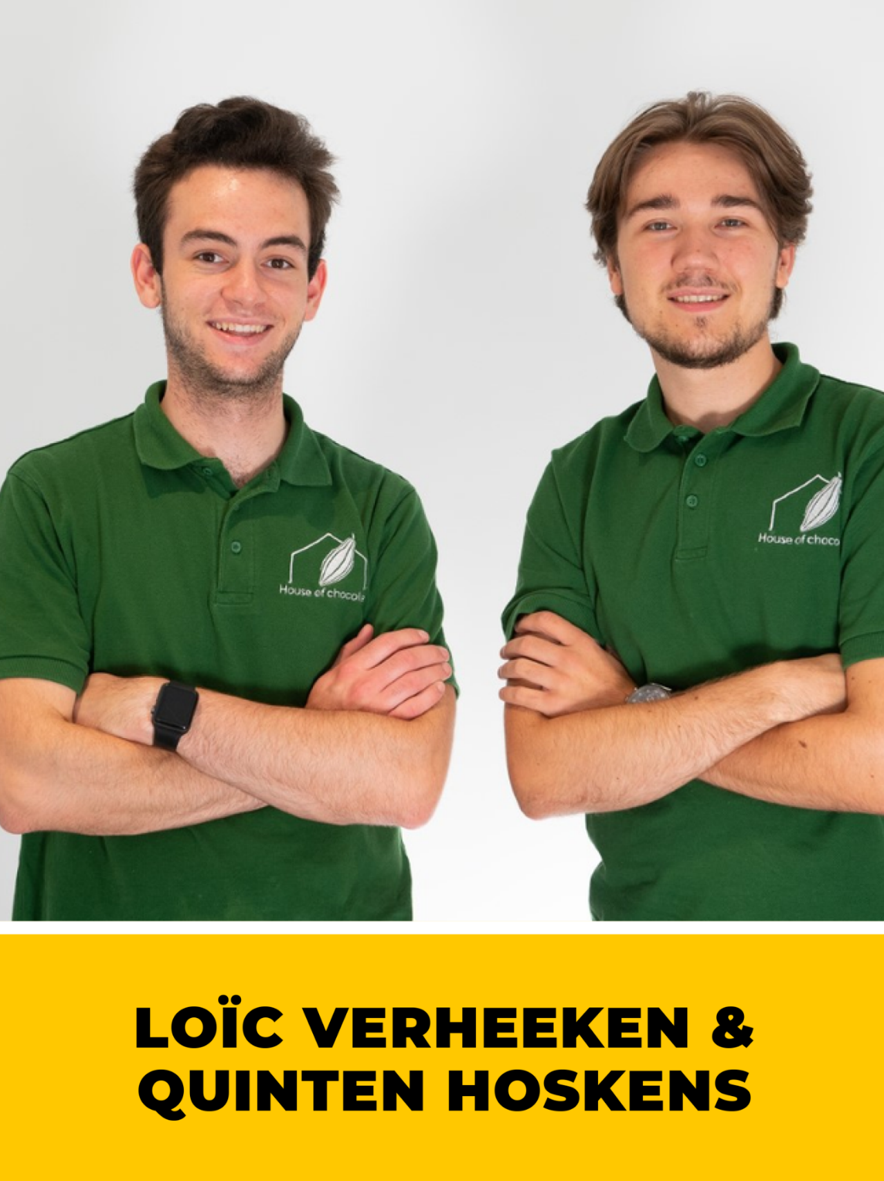oud-leerlingen Loïc Verheeken & Quinten Hoskens