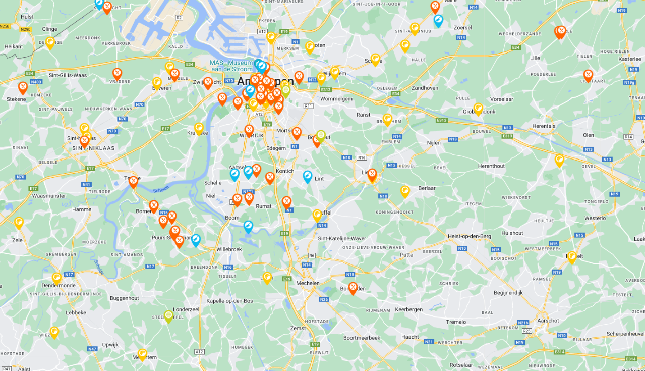 PIVA oud-leerlingen in kaart gebracht